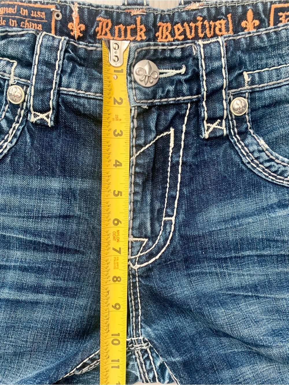 Rock Revival James Boot Cut Blue Men’s Jeans - Picture 10 of 12